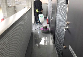 床清掃画像