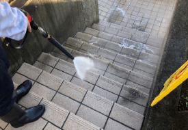 階段清掃画像