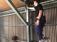 清掃のプロが工場の外観を大きく改善