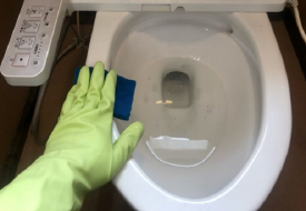 トイレ清掃画像